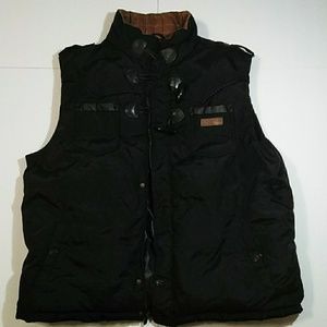 Vintage Coogi Black Vest Jacket XXL